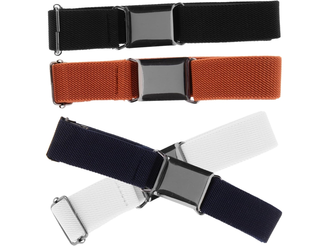 Conjunto De 4 Cintos Elásticos Ajustáveis De Metal Para Meninos E Meninas.