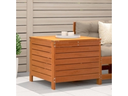 Vidaxl Apoio Pés P/ Jardim 62x63,5x53,5 Cm Pinho Maciço Castanho-mel