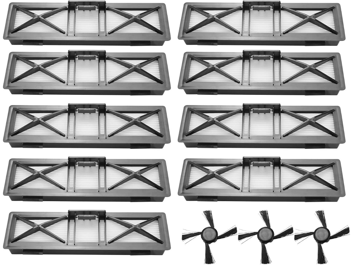 Conjunto De 9 Filtros Hepa E 3 Laterais Para Aspiradores Botvac D3,