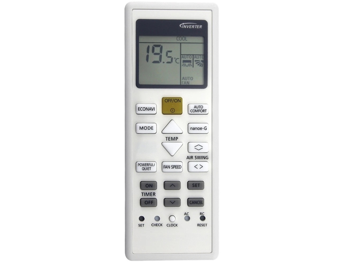 Comando Remoto A75c12650 Compatível Com Ar Condicionado Panasonic | Orysin