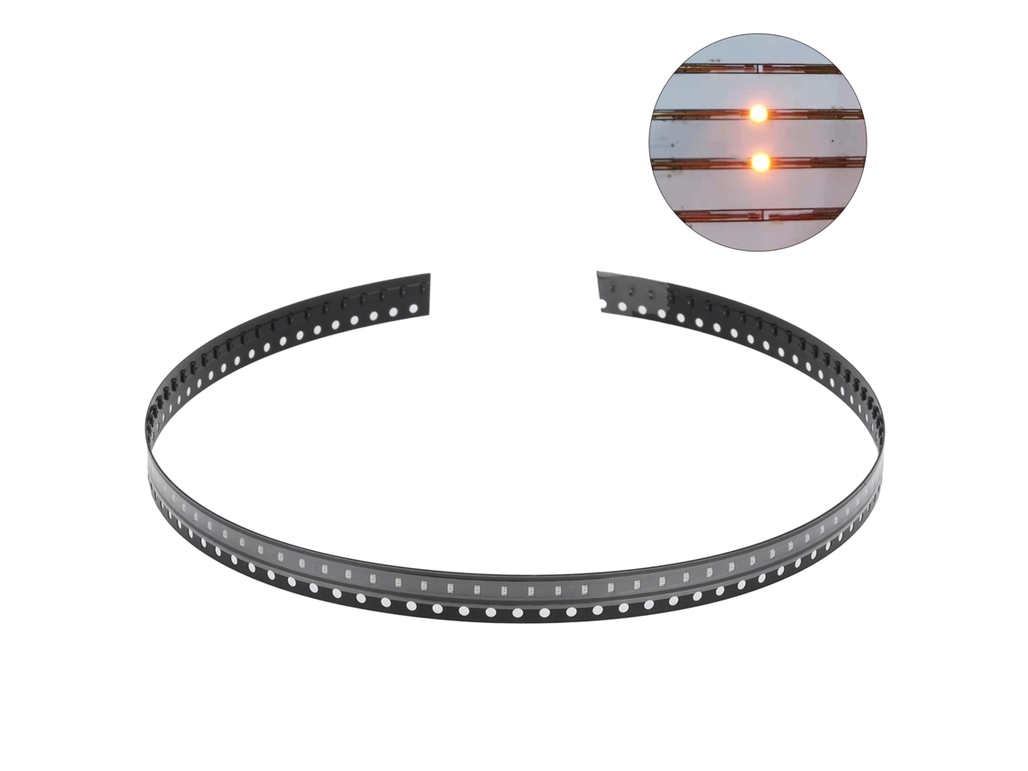 100 Peças Diodos Led Smd Componentes Eletrônicos de Alta Resistência Baixa Voltagem para Diy Pcb Ouro
