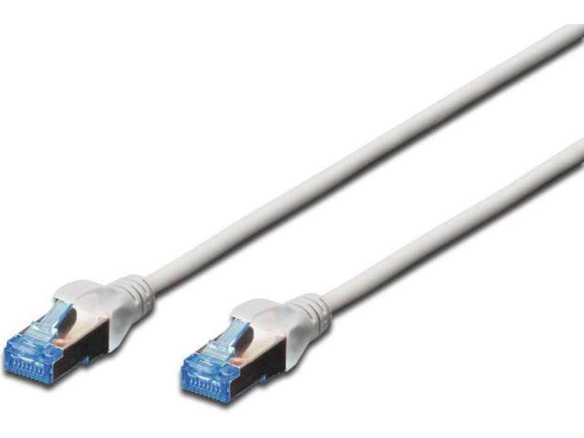 Cabo de Rede DIGITUS (RJ45 - 3 m - Cinzento)