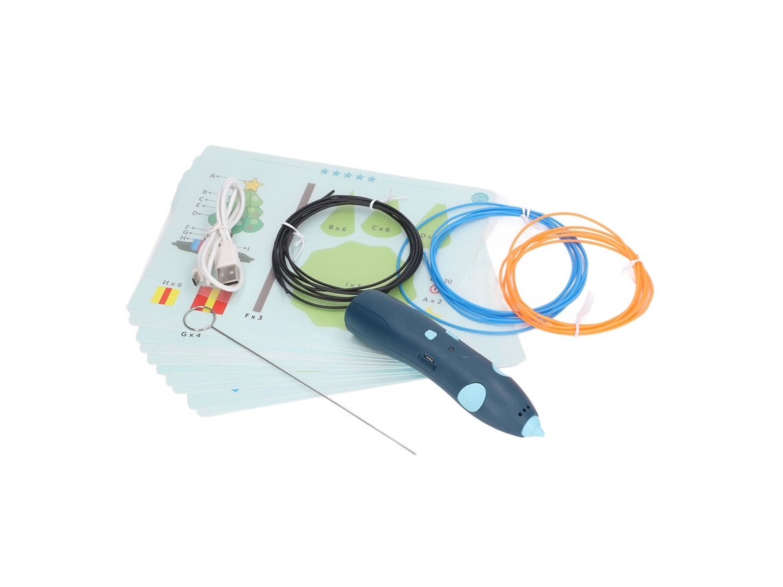 Kit de Caneta de Impressão 3d para Crianças S/MARCA