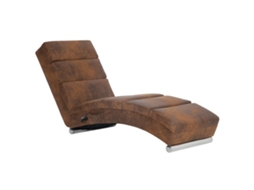 Chaise Longue, Chaises Longues Vidaxl Marrom Couro Artificial