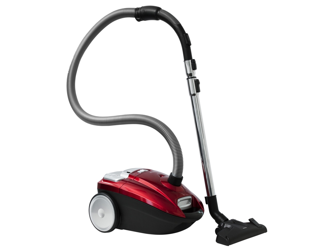 Aspirador De Pó Inventum Com Saco, 3l, Vermelho Hepa 13, Raio De Atuação De 10m