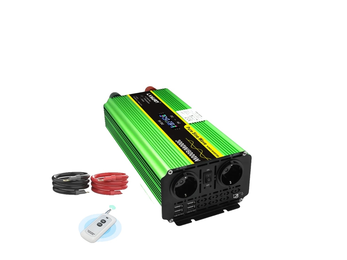 Inversor, Onda Senoidal Pura, Alta Capacidade De Potência, 24v-220v-6000w
