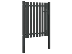 Porta de cerca de jardim em aço 100x125 cm antracite MAISON EXCLUSIVE