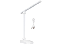 Lâmpada de Mesa Led Controle Táctil 3 Modos Iluminação Ângulo Flexível Usb/bateria Estudantes | S/MARCA