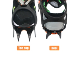 Grip de gelo com 12 dentes para botas de inverno chumbo antiderrapante espinhos de gelo para neve tração cleats S/MARCA