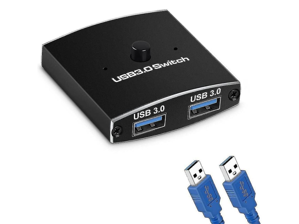 Usb 3.0 Interruptor Selector Kvm Interruptor 5gbps 2 1 Usb Interruptor Usb 3.0 Dois-way Sharer Compatível Pri
