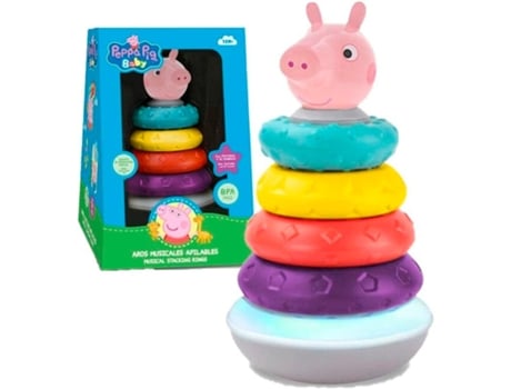 Anéis empilháveis Peppa Pig