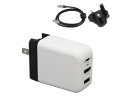 Carregador 65W para Dock Nintendo Switch EOOCOO com 3 USB C