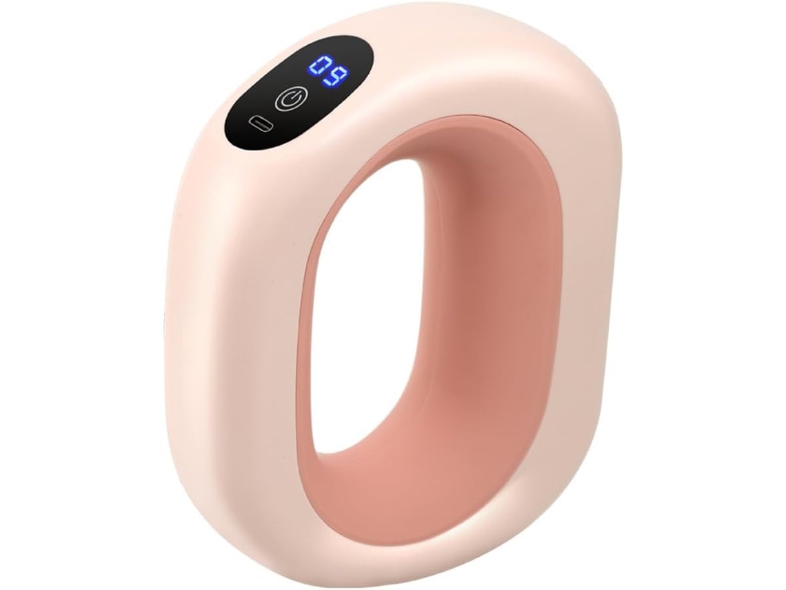 Anel SFUSHOS de massagem portátil com vibração, esportivo, rosa