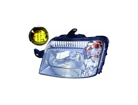 Farol Direito Eletrico Fiat Panda 03>11 F. Amarela