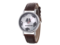 Reloj De Cuarzo Elegante Y Casual Unisex Para Parejas Regalo Color Café
