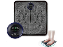 Massageador De Pés Ems, Máquina Massagem Elétrica Para Os Pés, Elétrico Dobrável E Portátil, 6 M Odos 9 Intensidades, Mass