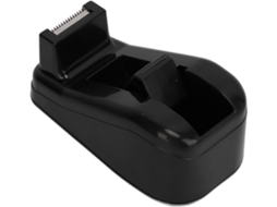 Dispensador de fita adesiva resistente com placa de aço inoxidável, cortador de adesivo de mesa em ABS antiderrapante