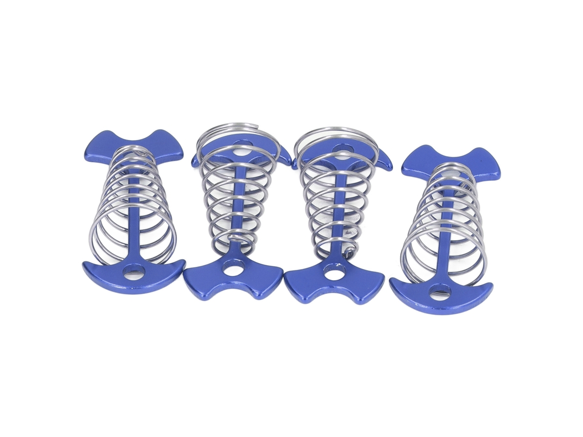 Estacas de Tenda Primerox Liga de Alumínio Aço Inoxidável com Mola 4pcs