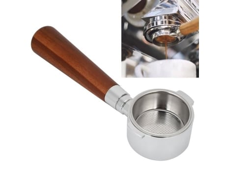 Alça de filtro portátil sem fundo de café 51mm, adequada para máquina de café delonghi (dalbergia cochinchinensis 2 VINGVO