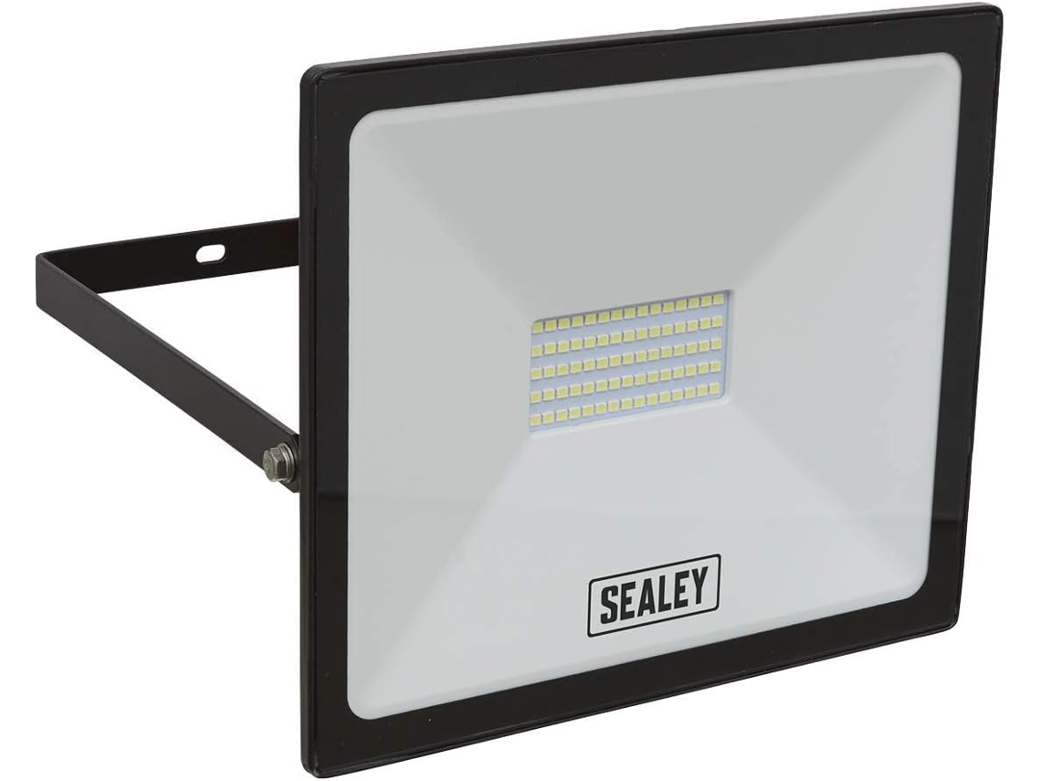 Refletor Led113 50w Smd Led Extra Fino Com Suporte De Parede