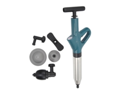 Desentupidor de alta pressão e potente para canais, ideal para vasos sanitários, copos e utensílios de cozinha.