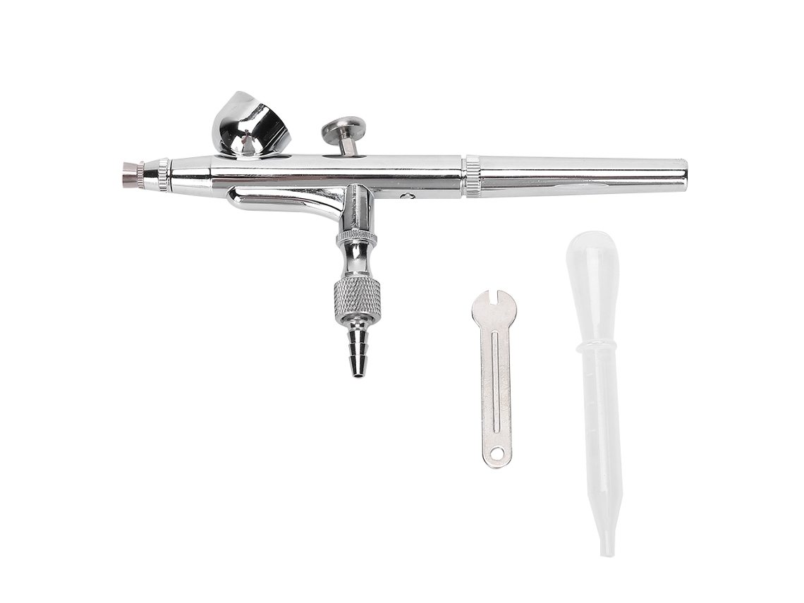 Kit De Aerógrafo De Doble Acción Multiusos Pistola De Pintura 0.3mm 2cc Td-137