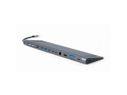 GEMBIRD Usbc Multipport Adaptador 9In1 Hub Hdmi Vga Pd Leitor Lan Áudio3,5