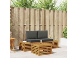 Vidaxl Conjunto De Sofás Para Exterior Natural E Antracite