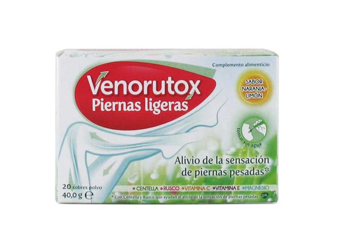 Venorutox Pernas Leves 20 Sobres STADA