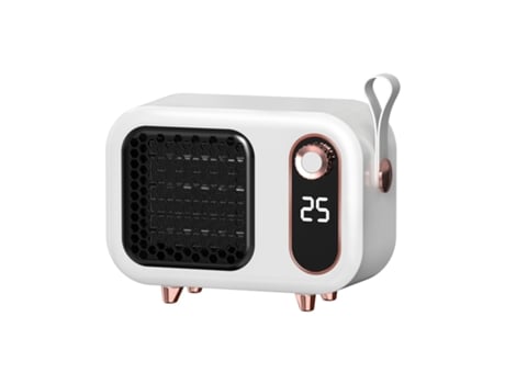 Aquecedor Elétrico TRUMSHOP para uso Doméstico Portátil Branco