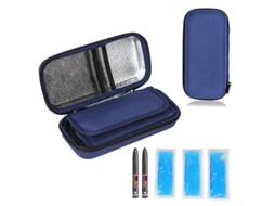 Bolsa De Viagem Para Insulina Com Almofadas De Resfriamento Compatível Com Acessórios Para Diabetes Inclui 3 Almofadas De Slowmoose