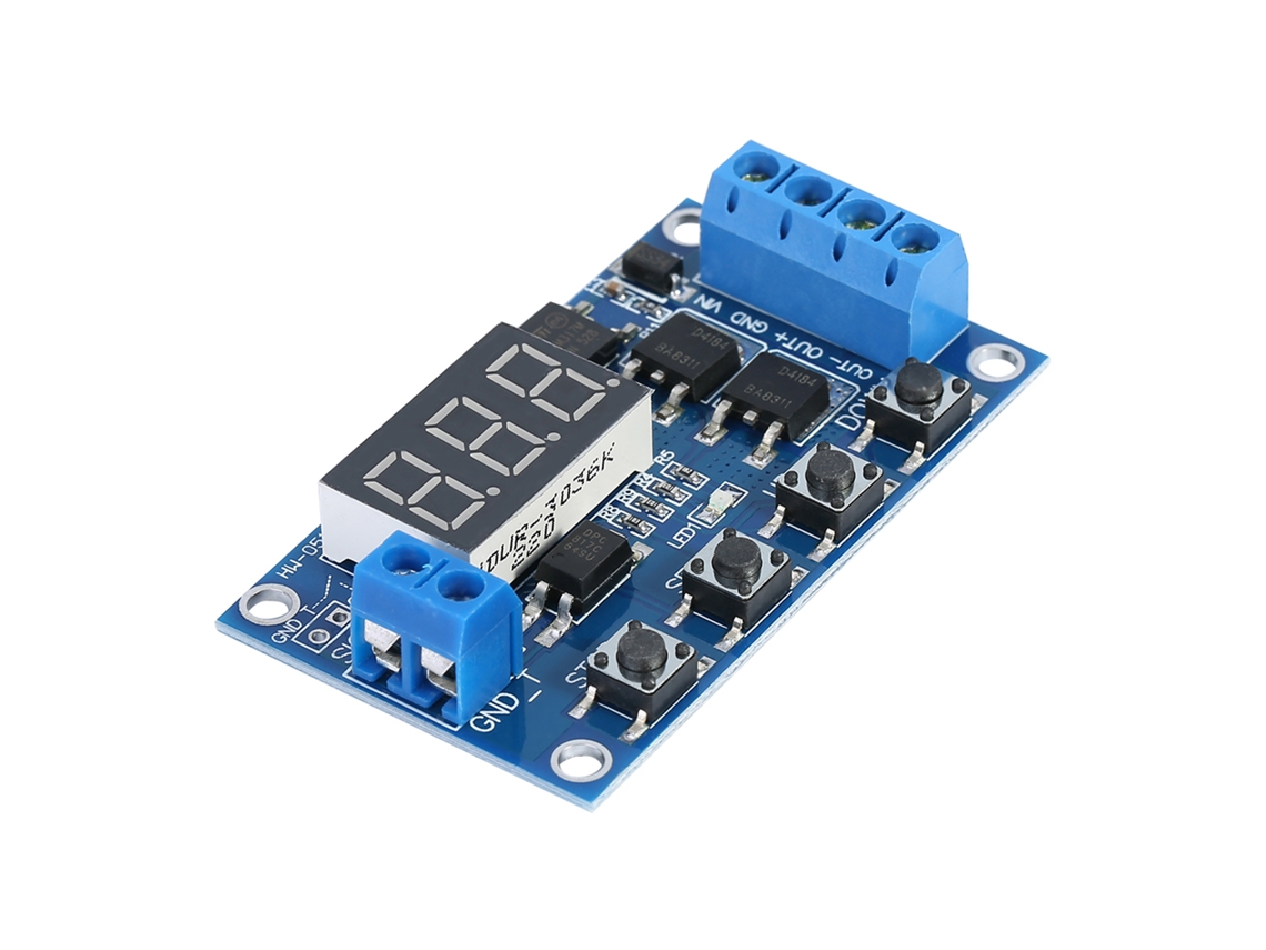 Laxiscreed Módulo Relé Temporizador Com Display Led Para Dc 5v A 36v