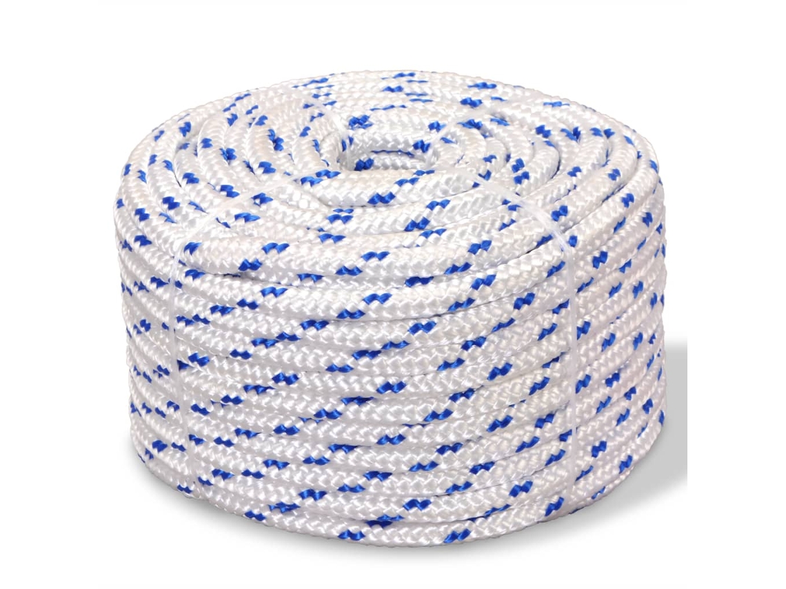 Vidaxl Corda Náutica Em Polipropileno 14 Mm 250 M Branco