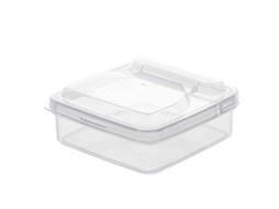 Caixa De Armazenamento Transparente Multiuso - Ideal Para Queijo E Manteiga.