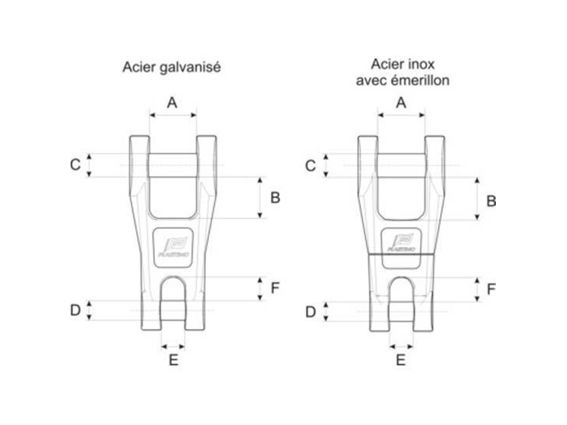 Plastimo Anchor Connector With Swivel