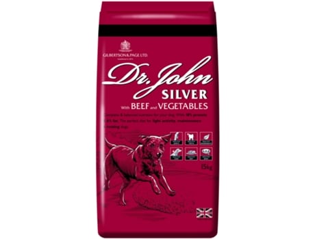 Ração Seca para Cão DR JOHN Silver Vitela com Legumes (15 kg)
