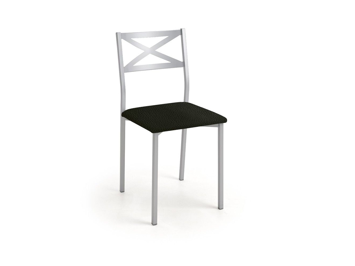 Cadeira de Cozinha de Alumínio Bilbao 38x86x47cm Michigan Branco FANMUEBLES