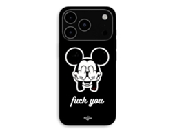 Capa Para Iphone 17 Pro Mickey Fy Preta E Branca Maniacase
