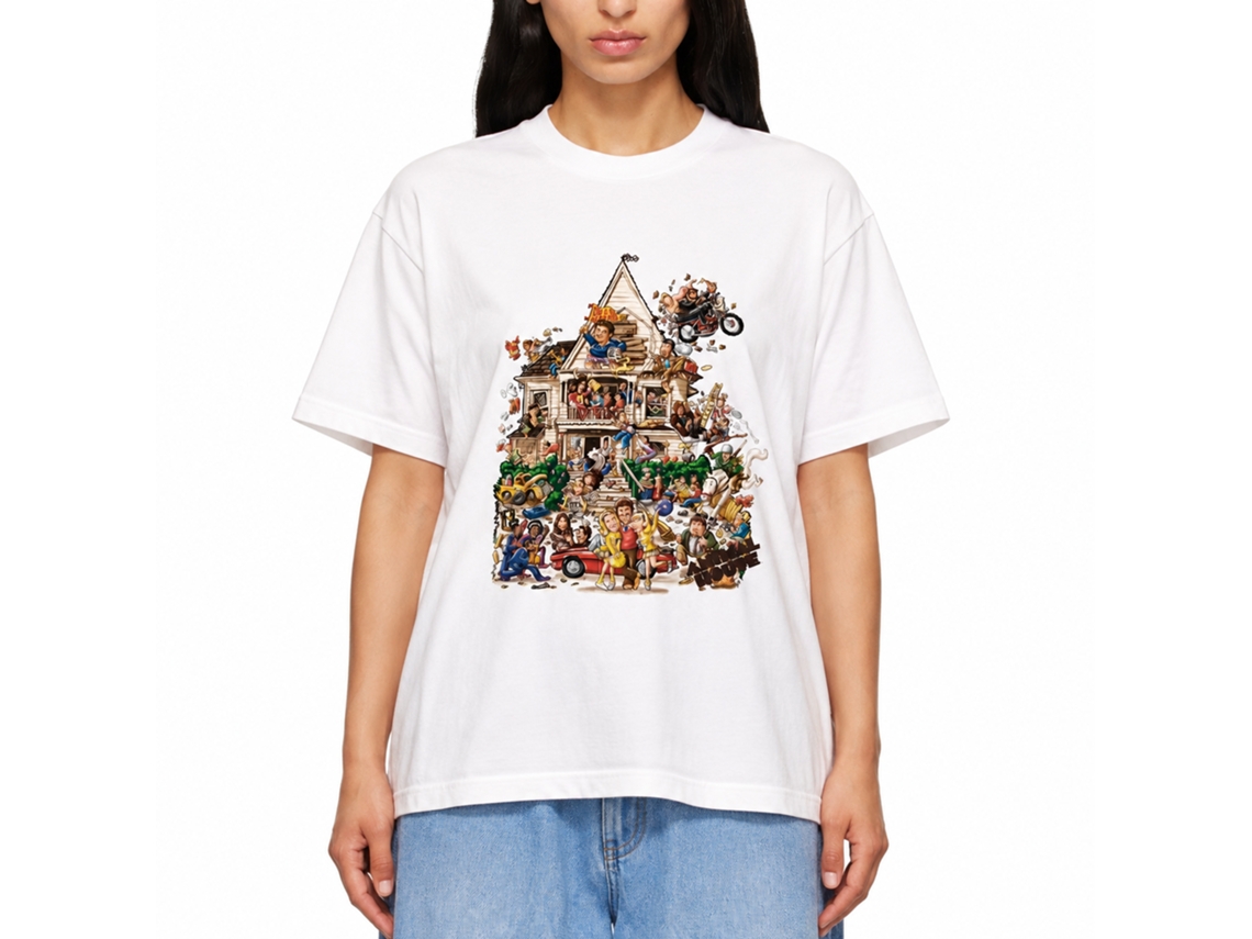 Rockinstone Animal House Movie House White Adult T-shirt Size:xxxl