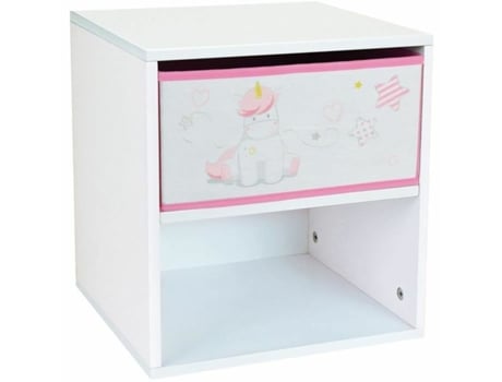 Mesa De Cabeceira Fun House Unicorn Madeira Madeira Mdf 33 X 30 X 36 Cm