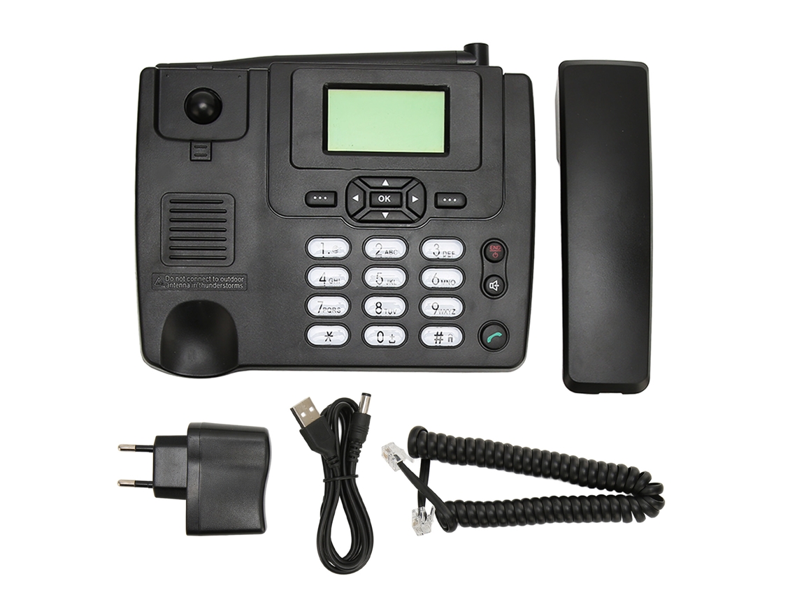Aetheria telefone Sem Fio de Mesa Gsm900/1800mhz com Botões Grandes e Funções Múltiplas