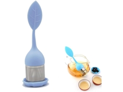 Colador De Chá De Aço Inoxidável 304 Com Malha Fina, Infusor Portátil Para Chá Em Pó Com Alça De Silicone