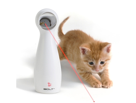 Brinquedo Laser  Bolt Branco (Plástico - Para: Gatos)