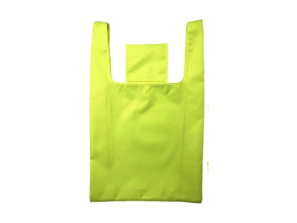 Sacola De Compras Dobrável De Grande Capacidade Com Alças Reforçadas Para Itens Pesados, Ideal Para Compras De Supermercado E Viagens. Cor: Verde