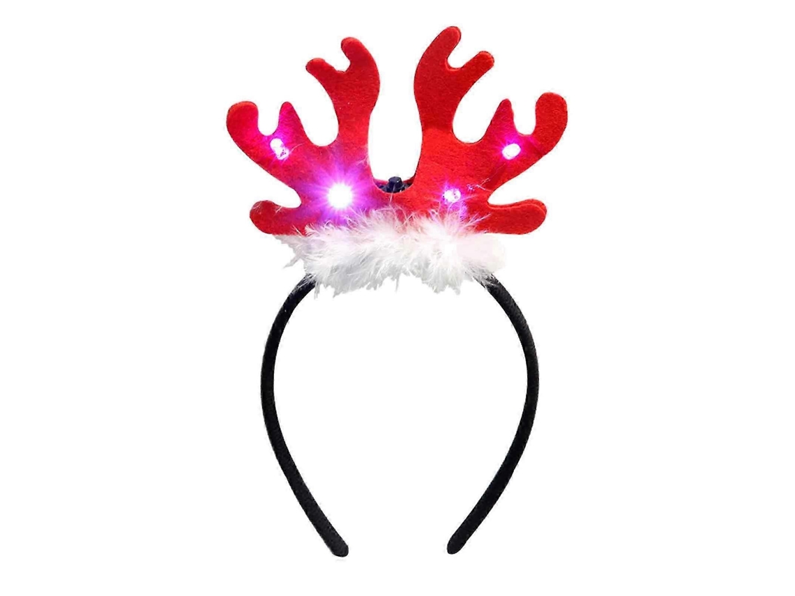 Faixa De Chifres De Renas Com Led Flexível, Decoração Natalinab