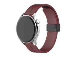 Bracelete Para Garmin Venu/sq/sq 2 (20mm) Borgonha Cuich