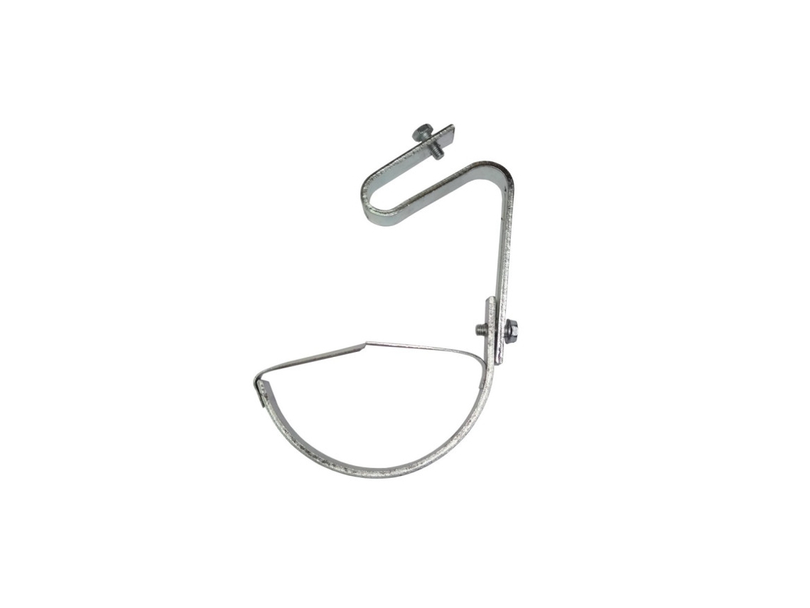 Suporte De Caleira P/ Telha Cimento - Zinc. - Ø102mm