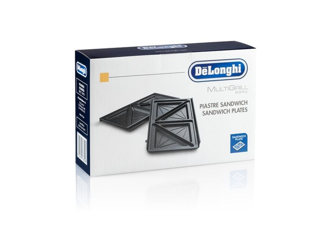 Set Dls K154 2 Sandwich plates para Máquina de Café De´longhi 5523110011 DE'LONGHI