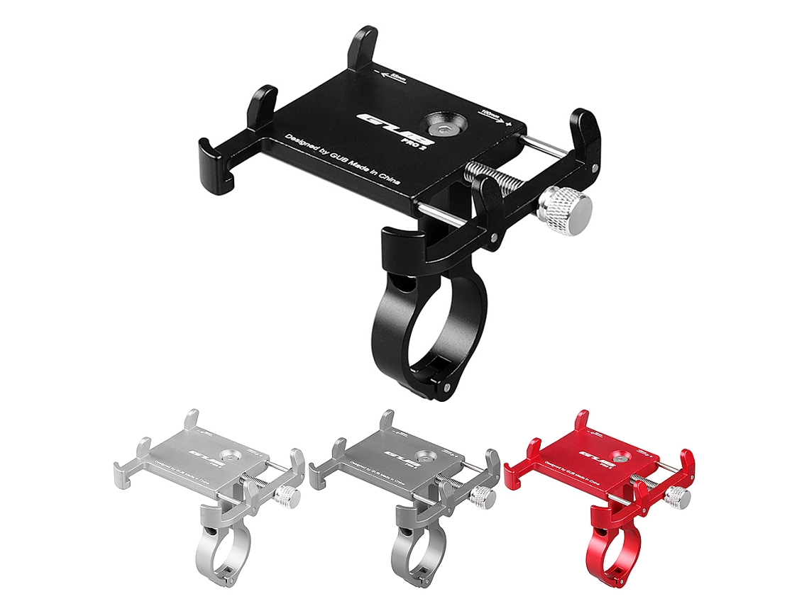 Suporte Business para Telefone de Bicicleta Ajustável Anti derrapado Alumínio 3.5 6.2 Polegadas S/MARCA