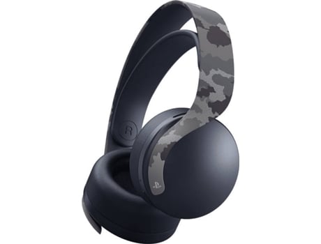 Auscultadores Gaming sem fios SONY Pulse (Over ear - Microfone - PS5 - Grey Camouflage)